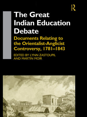 cover image of The Great Indian Education Debate